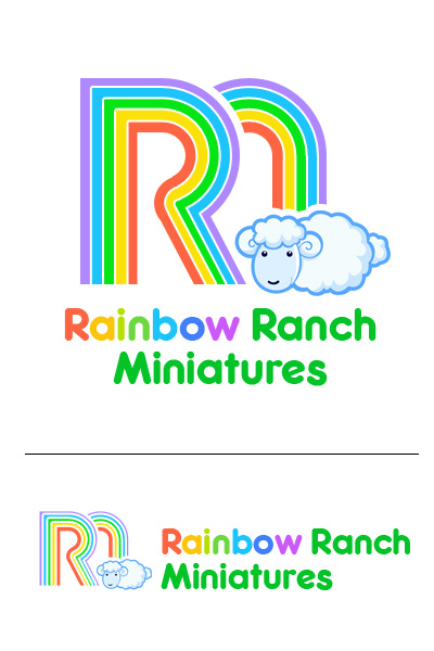 rainbow ranch miniatures - 图形与logo设计 - 猪网