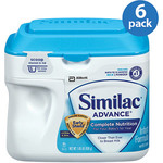 美国雅培SIMILAC 加铁成长配方奶粉 一段1.45磅 x 6