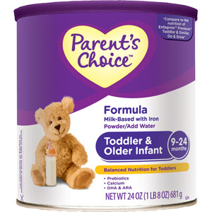 美国双亲之选Parent's Choice 婴儿配方奶粉 二段 24盎司
