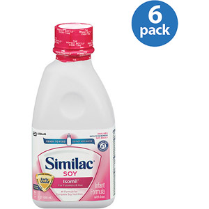 美国雅培SIMILAC 大豆配方液体奶 即喝型 一段 1夸脱 x 6