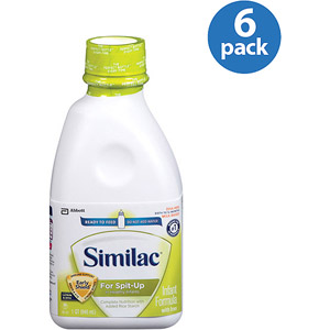 美国雅培SIMILAC 防吐奶配方液体奶 即喝型 一段 1夸脱 x 6