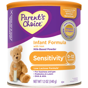 美国双亲之选Parent's Choice 抗敏感配方奶粉 一段 12盎司