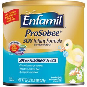 美国美赞臣Enfamil 抗敏感豆奶粉 一段 22盎司