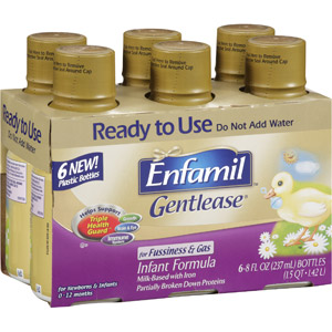 美国美赞臣Enfamil 防过敏温和配方液体奶 即喝型 一段 8盎司 x 6瓶