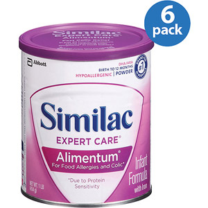 美国雅培SIMILAC 防过敏配方奶粉 一段 1磅 x 6