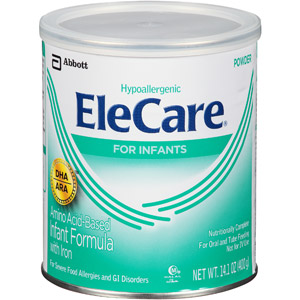 美国EleCare 加铁配方防过敏婴儿奶粉 14.1盎司