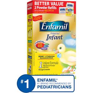 美国美赞臣Enfamil 婴儿强化配方奶粉 一段 33.2盎司 x 4