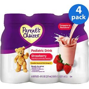 美国双亲之选Parent's Choice 婴儿营养配方液体奶 草莓味 8盎司 x 6瓶
