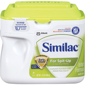 美国雅培SIMILAC 防吐奶配方奶粉 一段 1.41磅