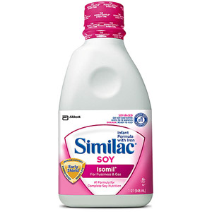 美国雅培SIMILAC 大豆配方液体奶 即喝型 一段 1夸脱