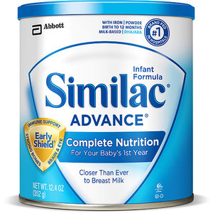 美国雅培SIMILAC 成长配方婴儿奶粉 一段 12.4盎司