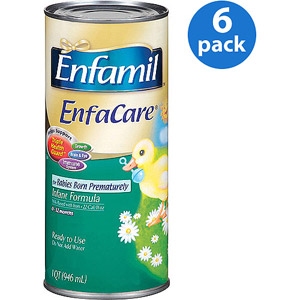 美国美赞臣Enfamil 早产儿配方液体奶 即喝型 一段 1夸脱 x 6