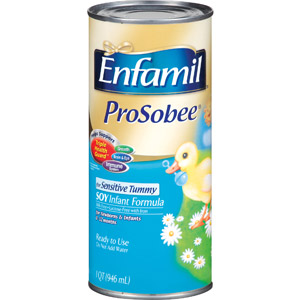 美国美赞臣Enfamil 抗敏感大豆液体奶 即喝型 32盎司