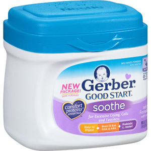 美国嘉宝雀巢Good Start 婴儿金装安抚配方奶粉 一段 12盎司 x 4