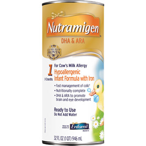 美国美赞臣Nutramigen 防敏感加铁配方液体奶 即喝型 一段 32盎司 x 6