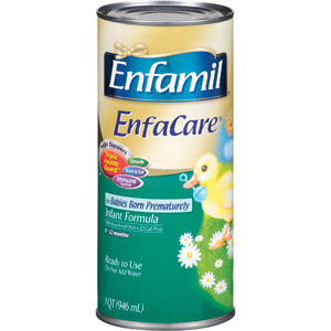 美国美赞臣Enfamil 早产儿配方液体奶 即喝型 一段1夸脱