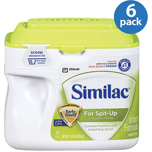 美国雅培SIMILAC 防吐奶配方奶粉 一段 1.41磅 x 6