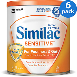 美国雅培SIMILAC 抗过敏配方奶粉 一段 12.6盎司 x 6