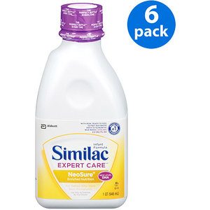 美国雅培SIMILAC 早产儿配方液体奶 即喝型 一段 1夸脱 x 6