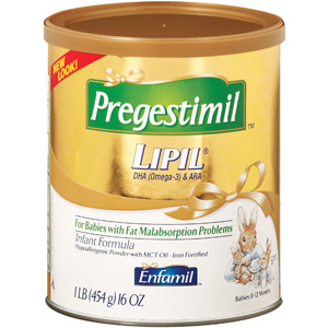 美国美赞臣Enfamil  Pregestimil婴儿配方奶粉  一段 16盎司  
