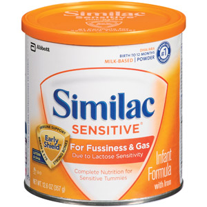美国雅培Similac防过敏婴儿配方奶粉  一段 12.6盎司  