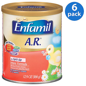 美国美赞臣Enfamil 防吐食婴儿配方   一段 12.9盎司x6包
