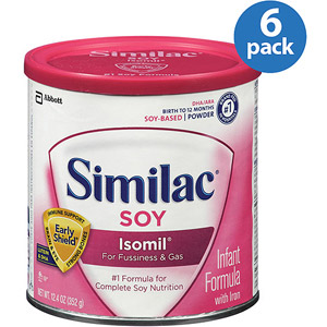 美国雅培Similac婴儿大豆配方  12.4盎司  