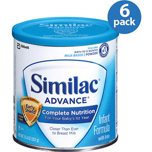美国雅培Similac高级婴儿配方奶粉 一段  12.4盎司 
