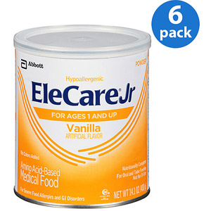美国雅培EleCare Jr罐装香草医疗食品 14.1盎司   