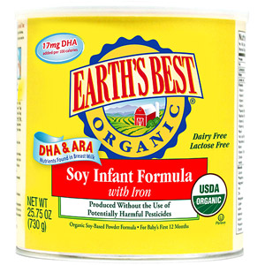 美国Earth's Best有机豆奶配方 25.75盎司   - 