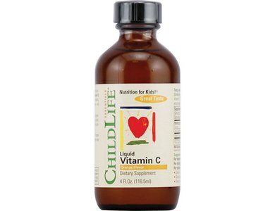 美国ChildLife维生素C VC补充液桔子口味