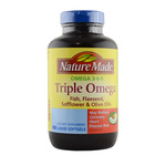 美国直邮 莱萃美Nature Made Triple Omega三倍复合鱼油 180粒
