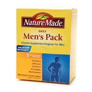 Nature Made日常男士维生素补充剂30粒