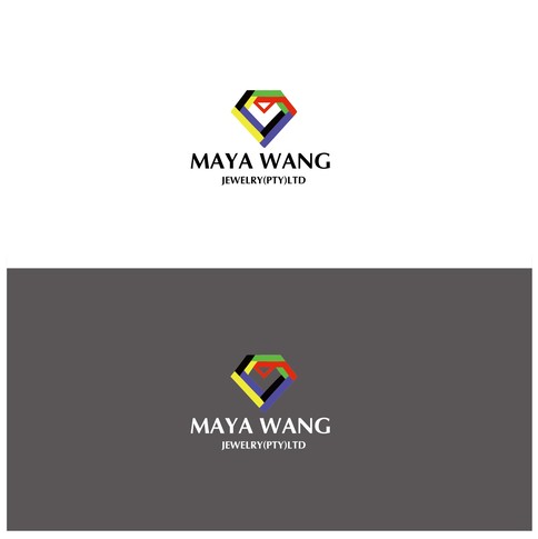 logo图形以钻石形状,里面包含红,绿,蓝,白,黑,金,代表南非国旗所象征