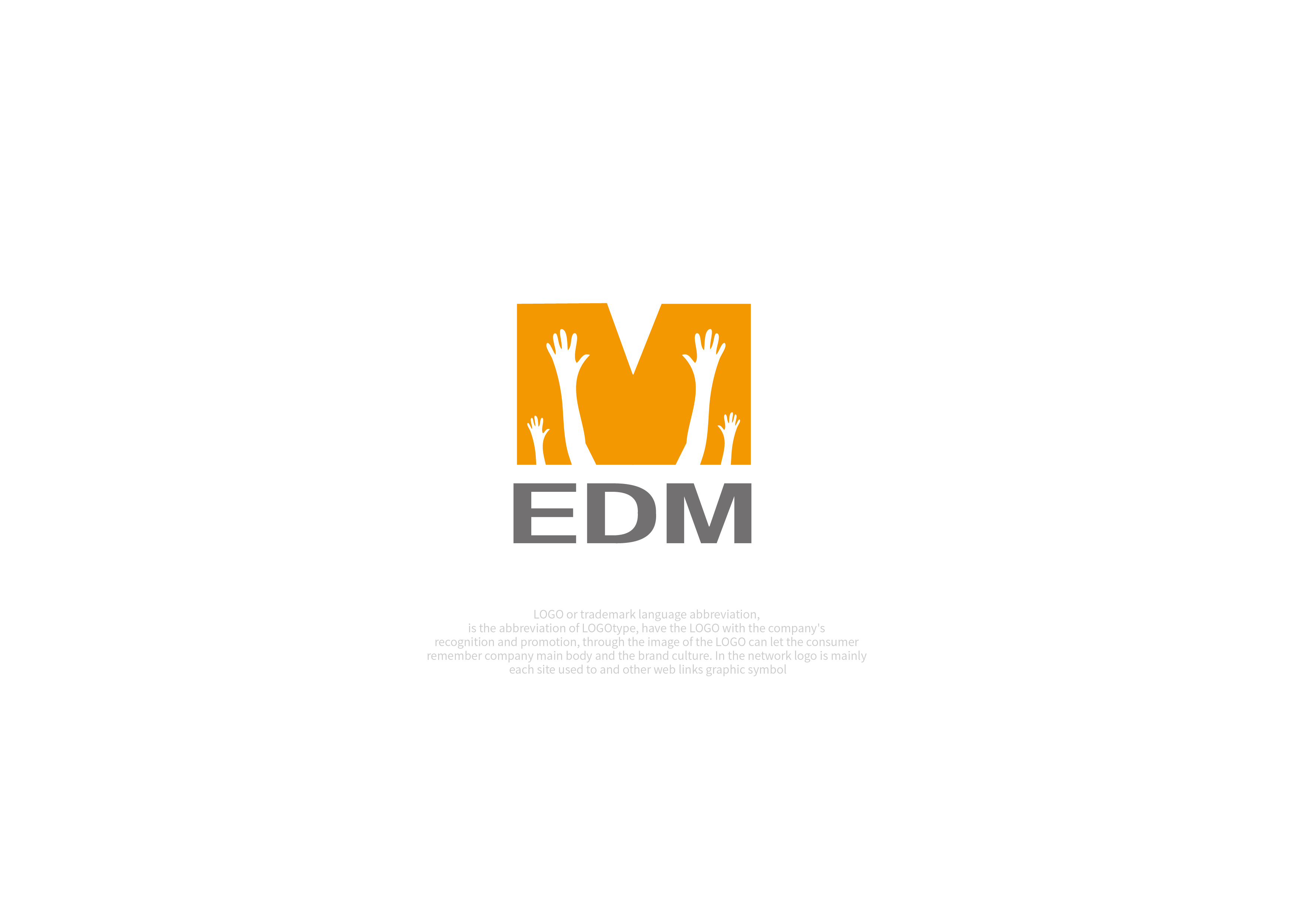 edm文化娱乐公司的logo